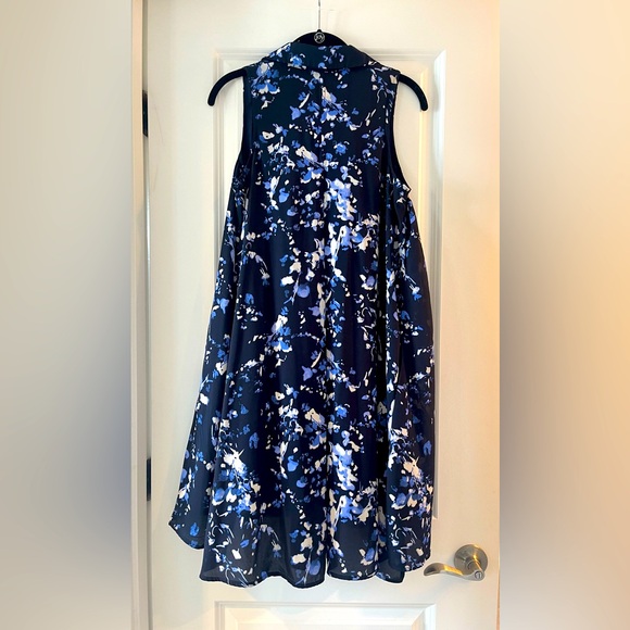 Blue Flowy Dress - Picture 2 of 2